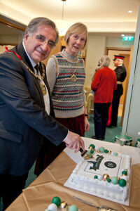 Mayor of Barnet, Councillor Tony Vourou at Baxebdale Care Home